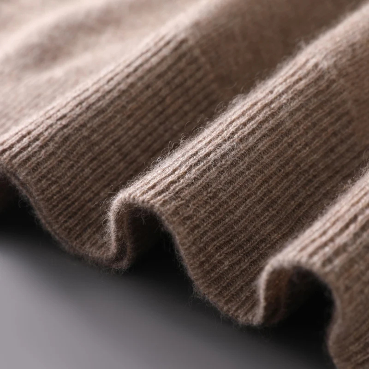 Premium Soft Men's Cashmere Quarter Zip Sweater