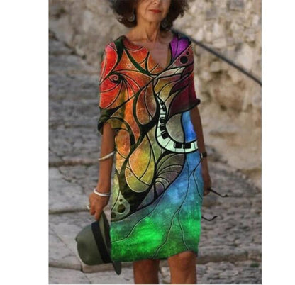 Stylish Designer Print Women's Dresses