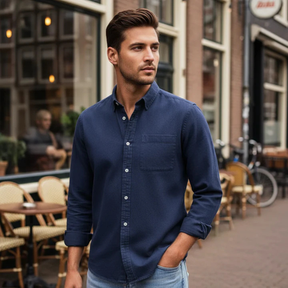 Timeless Men's Oxford Button Down Dress Shirt