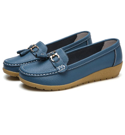 Comfortable Perforated Ballet Shoes for Ladies