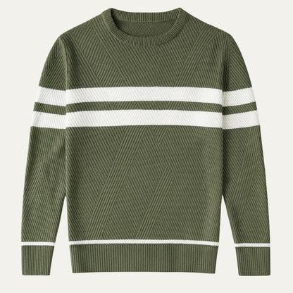 Stylish Men's Long Sleeve Fall Pullover Sweater