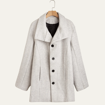 Warm Men's Wool Blend Winter Long Coat
