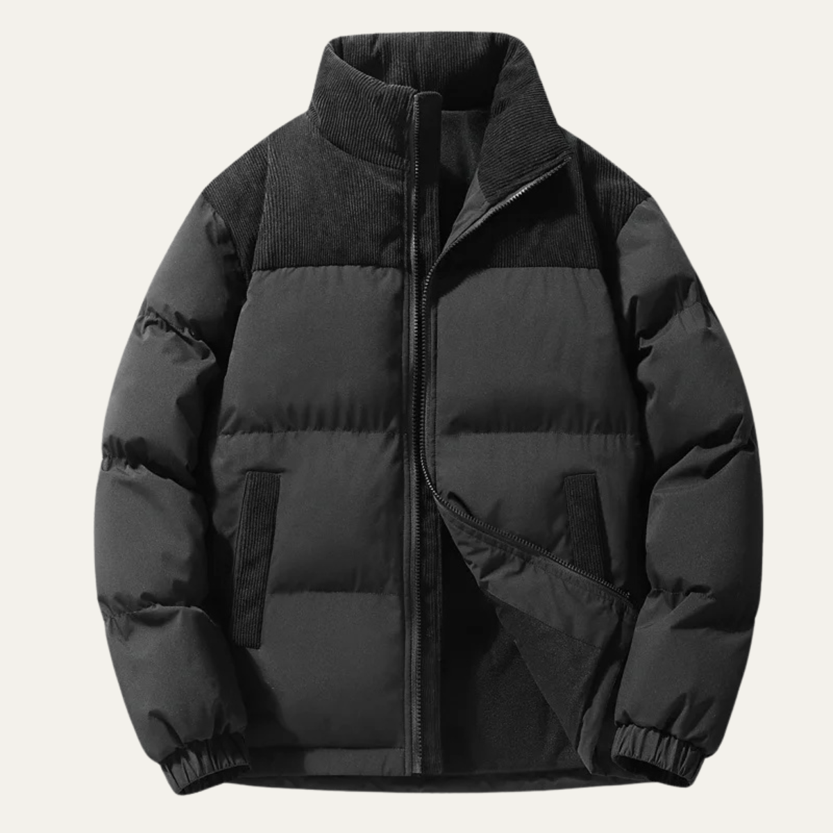 Thick Insulated Men's Puffer Parka Coat
