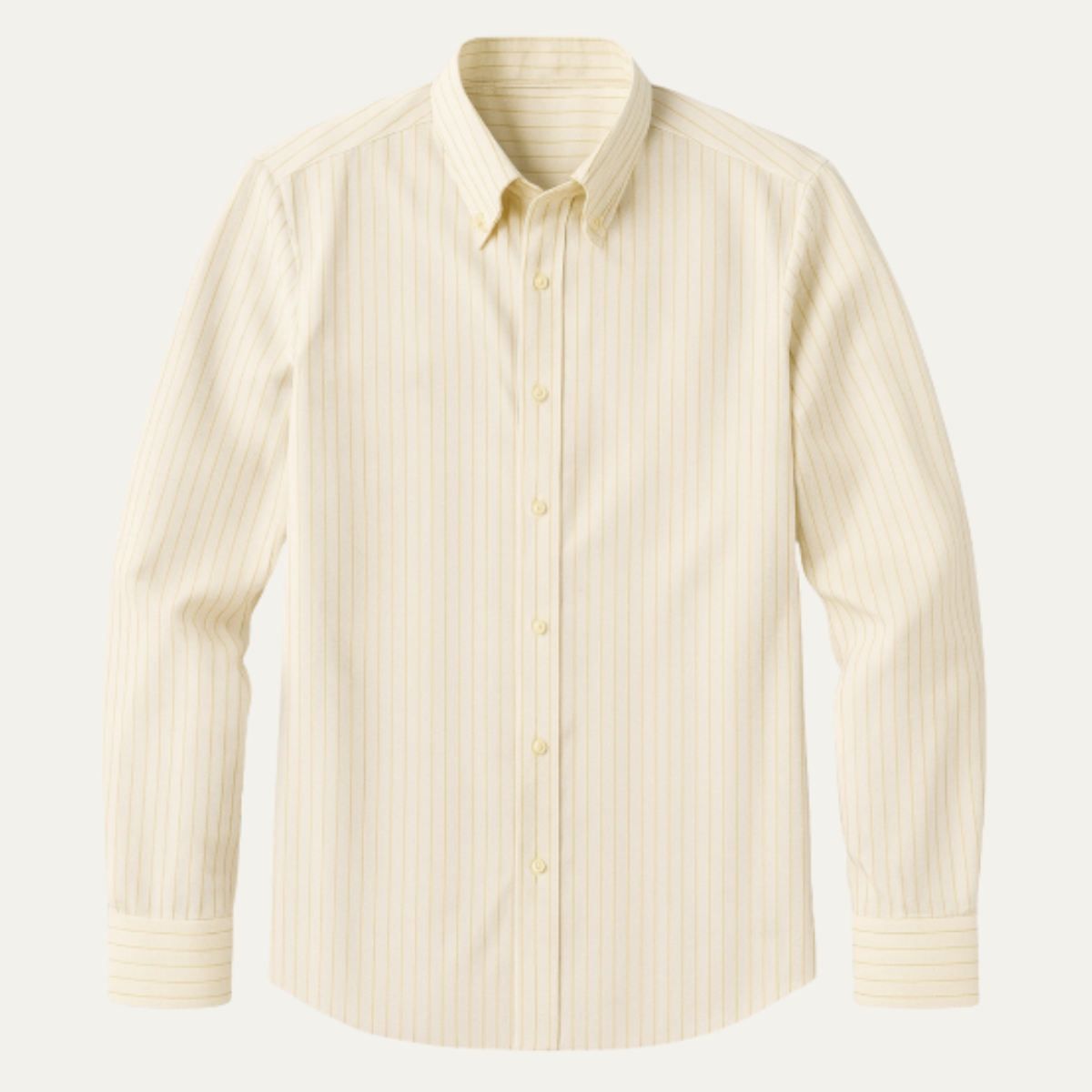 Mens Formal Textured Dress Shirt - Light Orange - Nocini