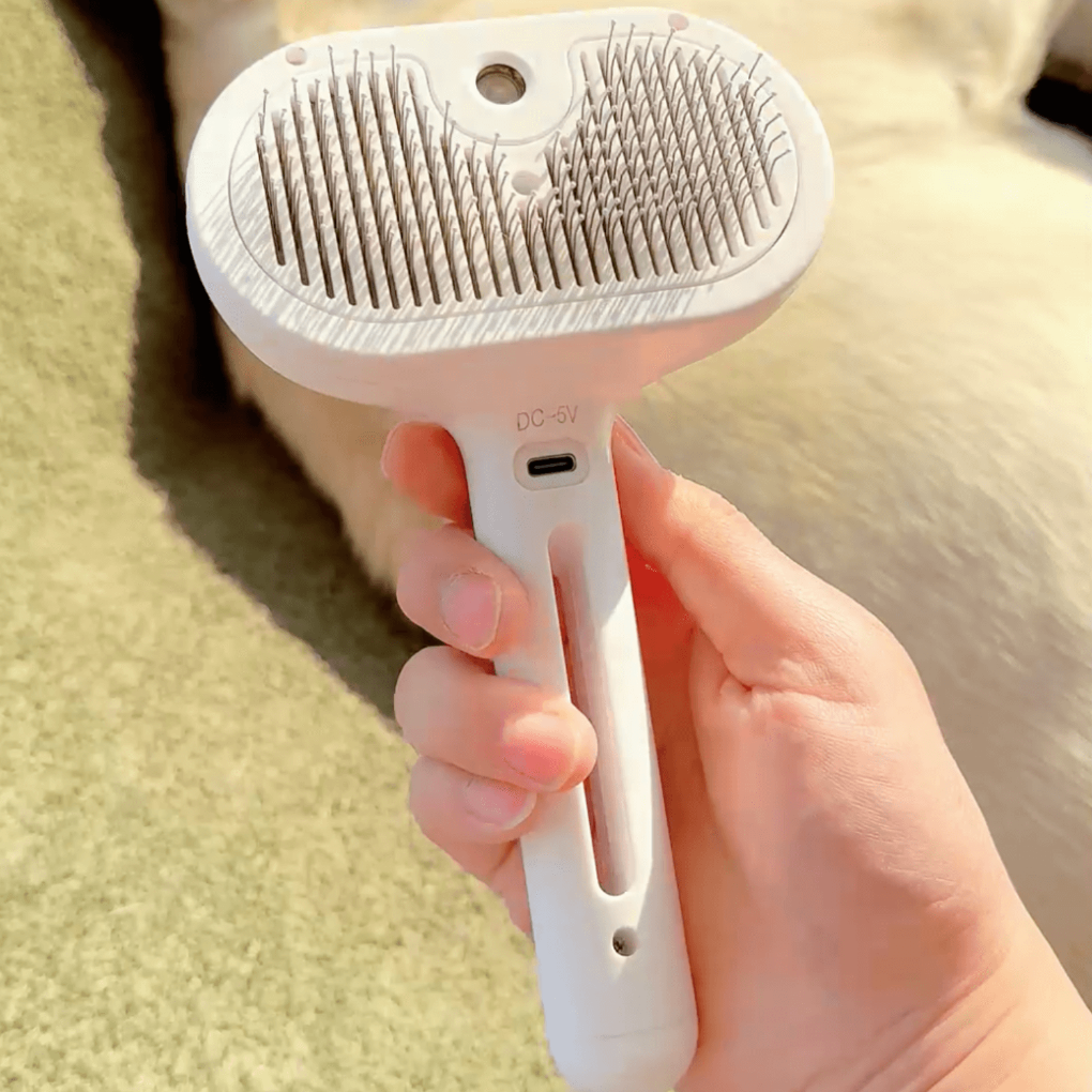 Gentle Pet Steam Grooming Brush