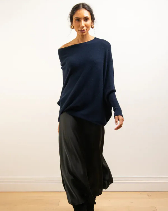 Feminine Knit Top with Bell Sleeve