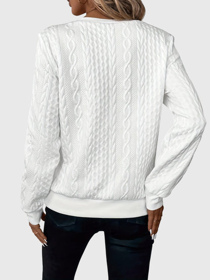Warm Zip Up Knitted Sweater