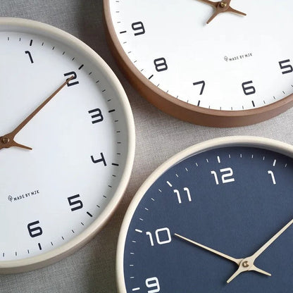 Minimalist Wooden Frame Wall Clock