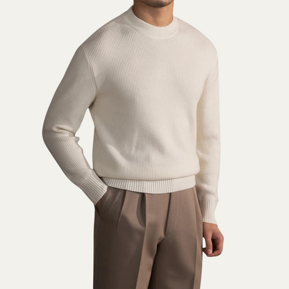 Warm Mens Wool Crew Neck Jumper