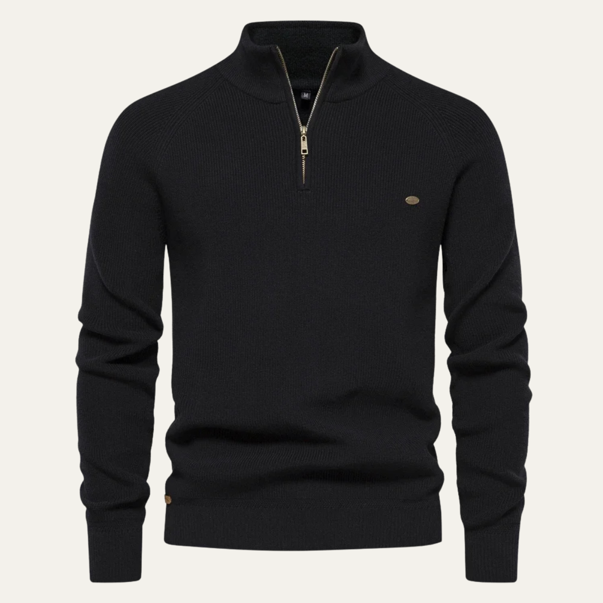 Relaxed Fit Men's Knit Crew Neck Pullover Sweater - Nocini