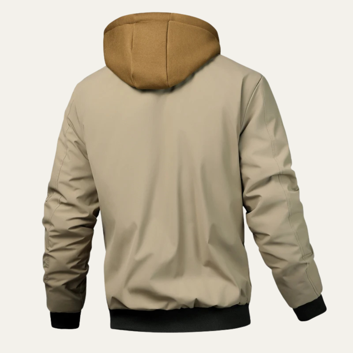 Men's Thermal Quilted Fleece Hooded Jacket