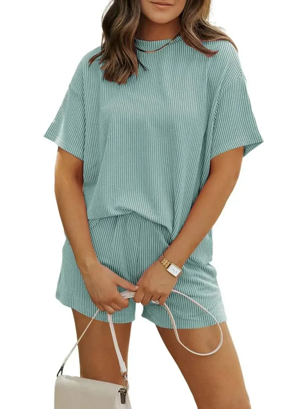 Elegant Textured Knit Outfit for Easy Fashion
