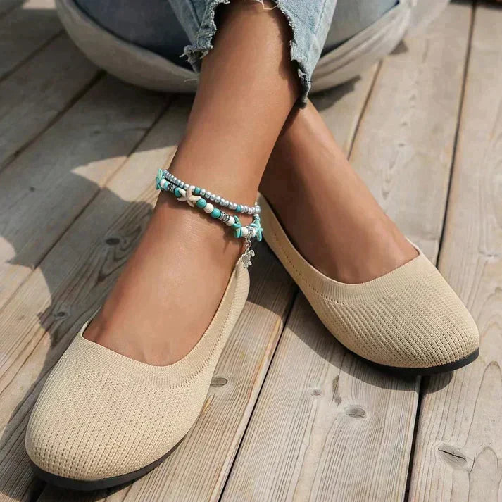 Soft Women's Cozy Slip On Ballet Shoes