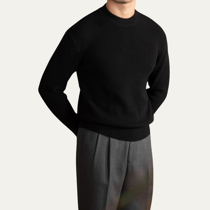 Warm Mens Wool Crew Neck Jumper