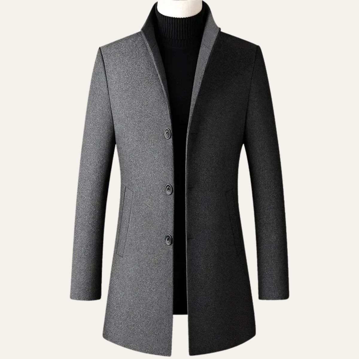 Timeless Water Resistant Mens Trench Coat