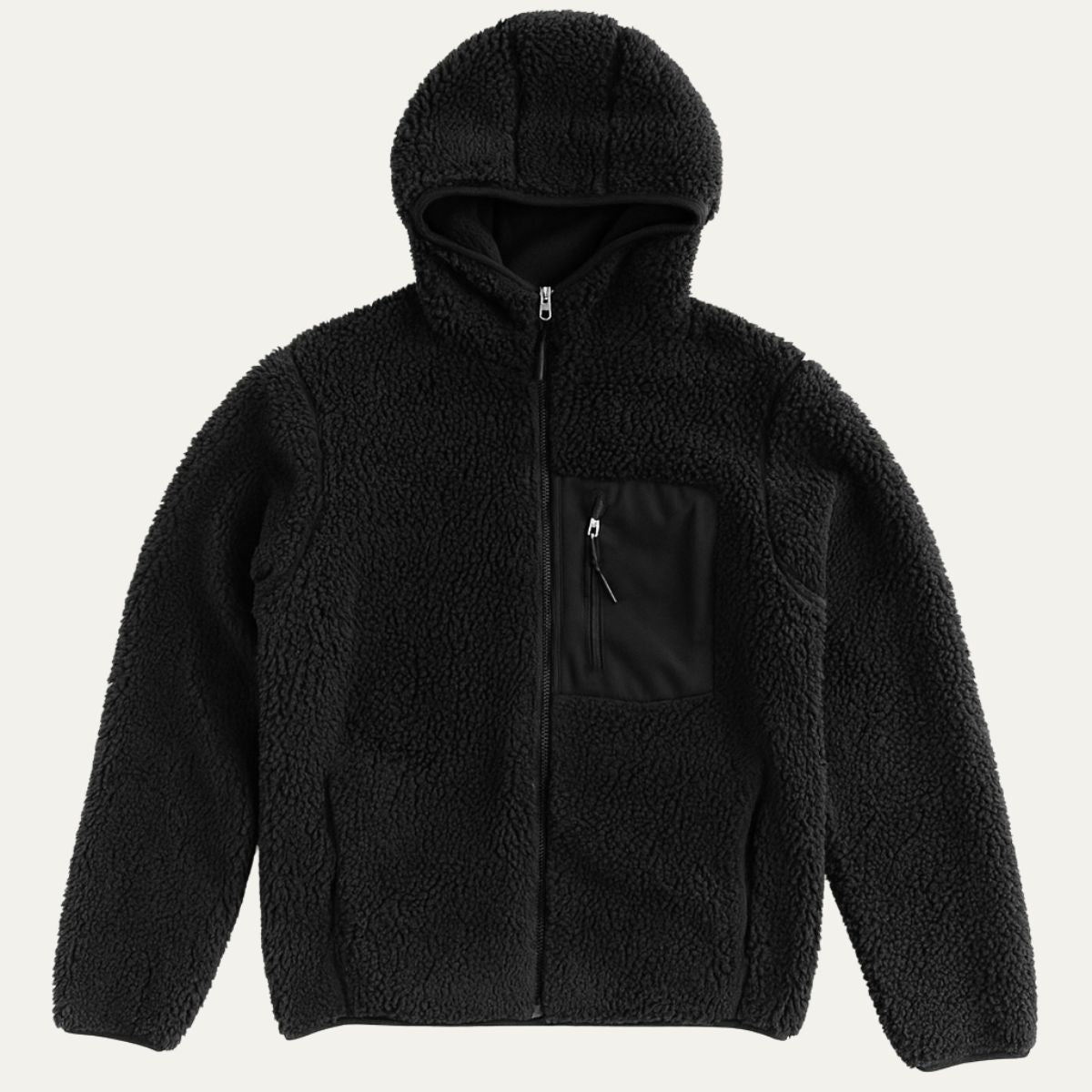 Warm Wool Coat with Fleece Lining for Men