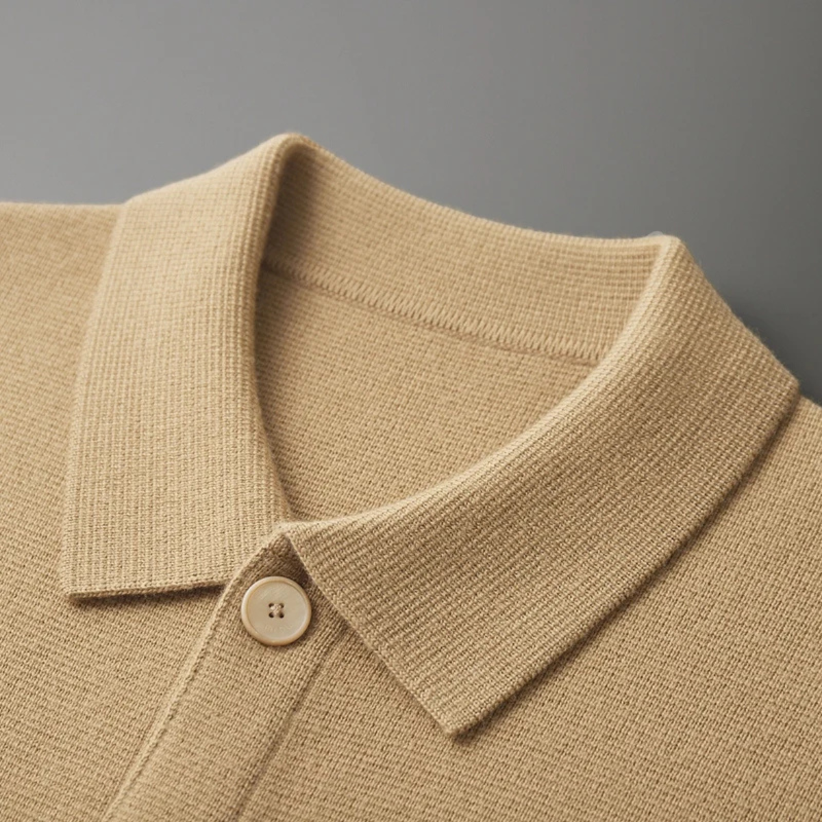 Soft Merino Wool Mens Knit Cardigan Sweater