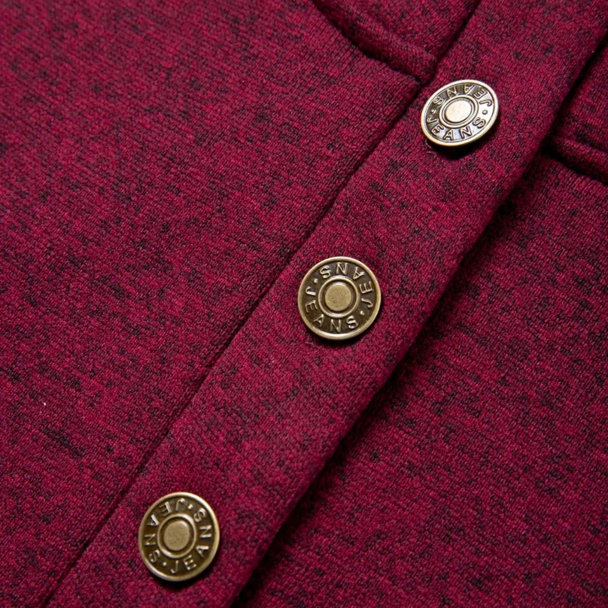 Classic Men's Fleece Sweater with Patched Elbows