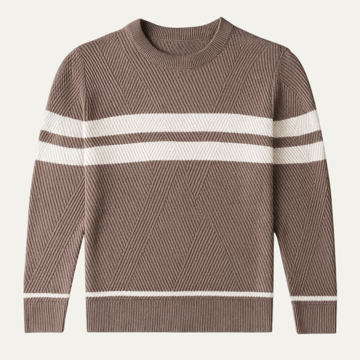 Stylish Men's Long Sleeve Fall Pullover Sweater - Nocini