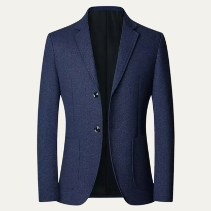 Stylish Men's Navy Blue Classic Fit Blazer Jacket