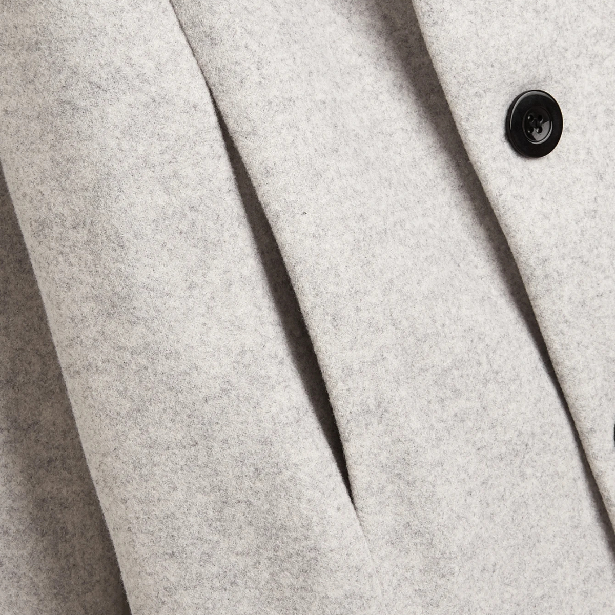 Warm Men's Wool Blend Winter Long Coat