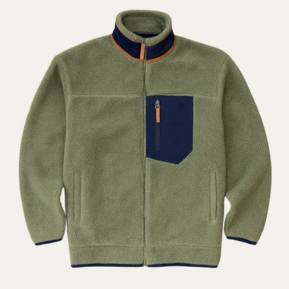 Warm Fleece Lined Mens Wool Coat