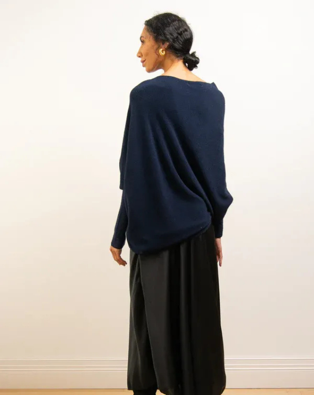 Feminine Knit Top with Bell Sleeve