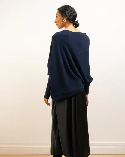 Feminine Knit Top with Bell Sleeve