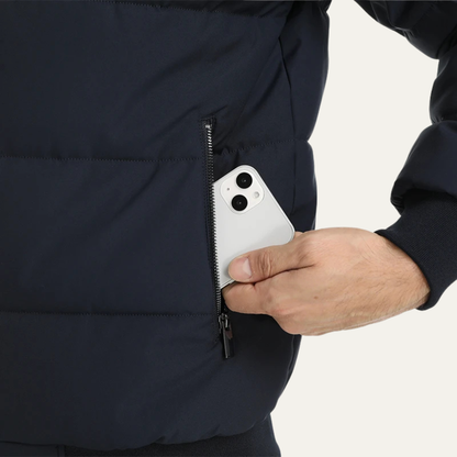 Slim Fit Men's Water Resistant Puffer Jacket