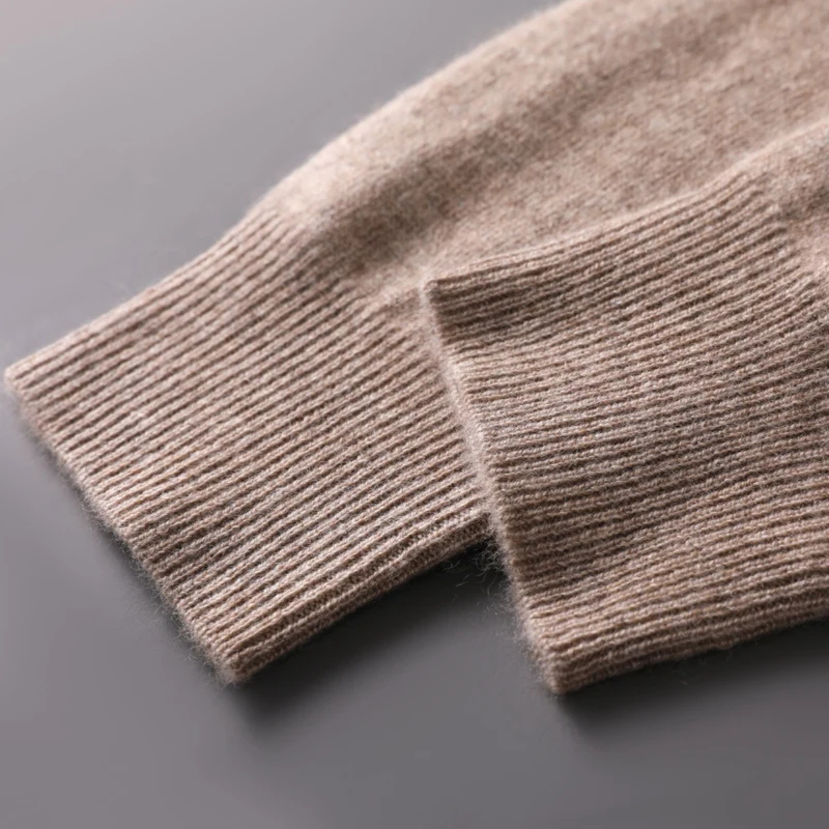 Premium Soft Men's Cashmere Quarter Zip Sweater