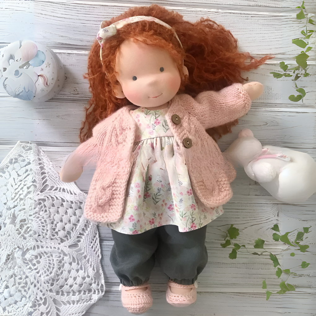 Soft Plush Artisan Teddy Doll