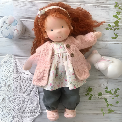 Soft Plush Artisan Teddy Doll