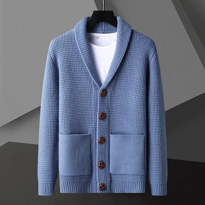 Classic Open Front Shawl Cardigan