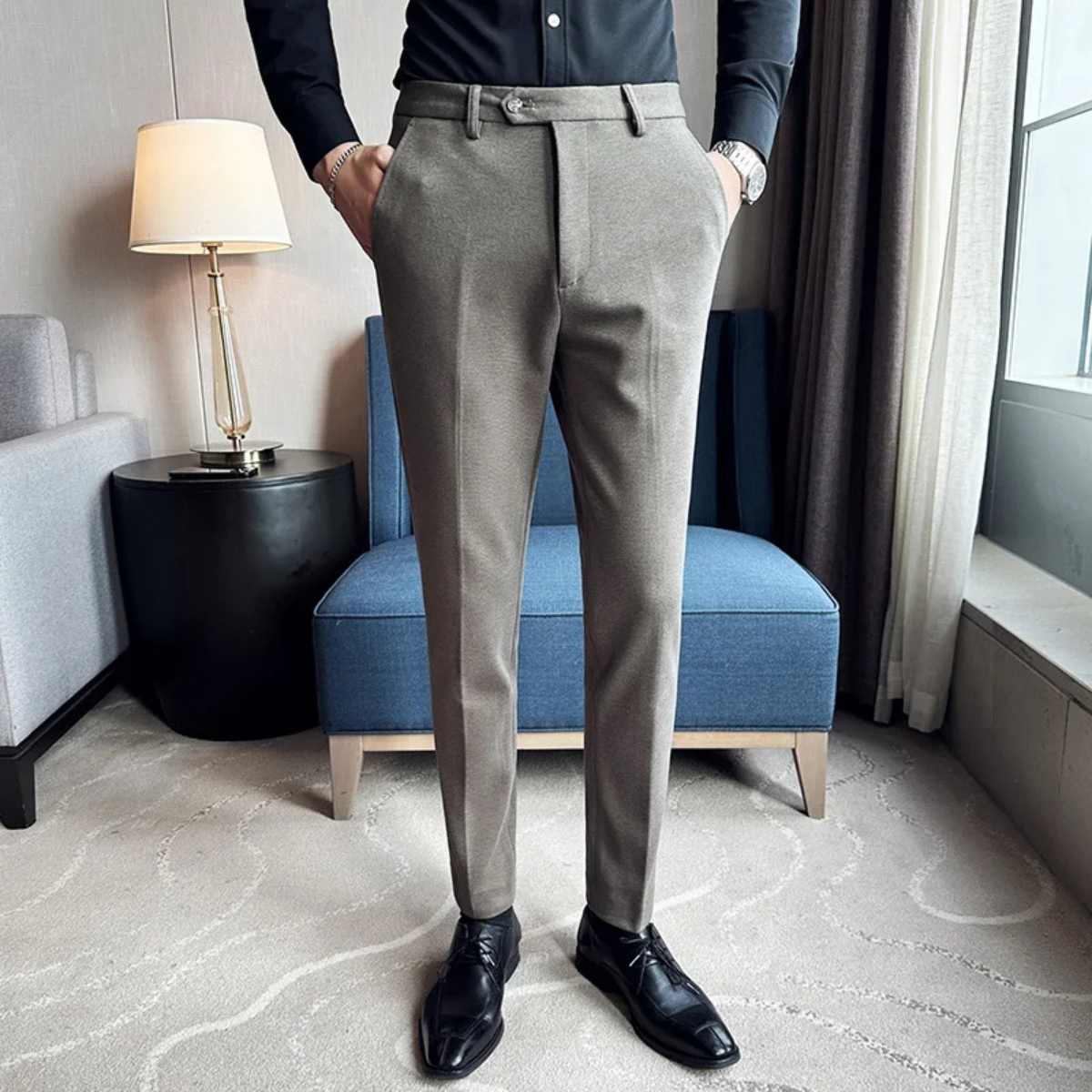 Classic Men's Formal Work Trousers