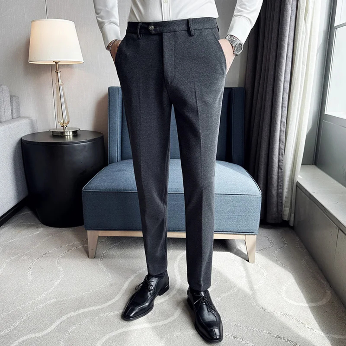 Classic Men's Formal Work Trousers