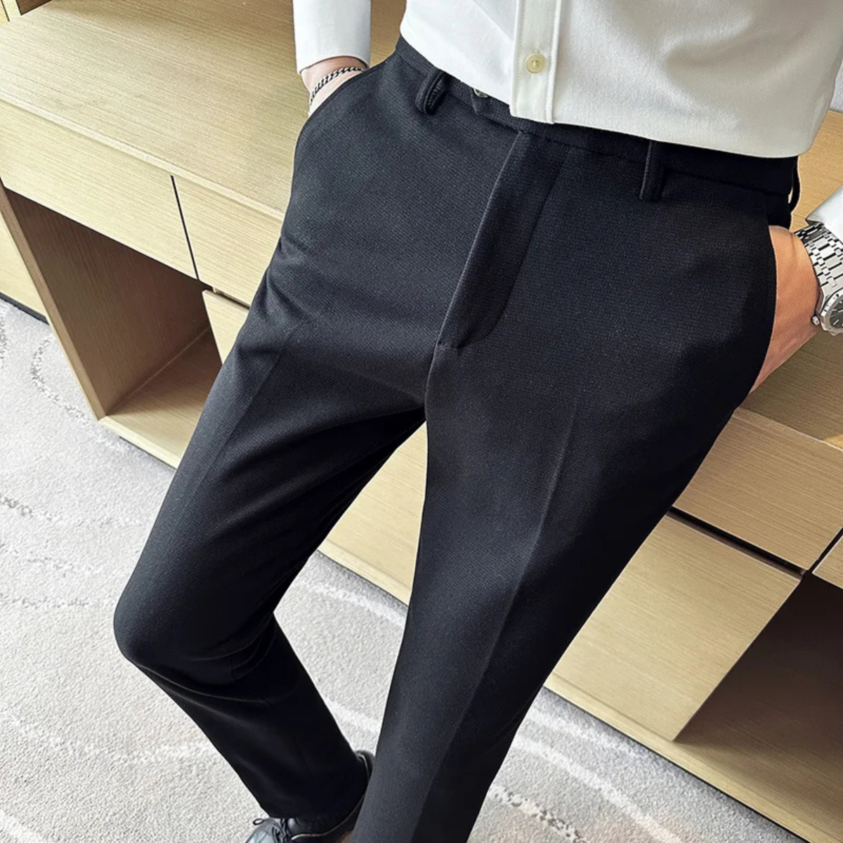 Classic Men's Formal Work Trousers