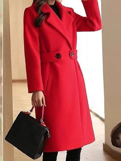 Ladies' Classic Fitted Winter Parka Coat