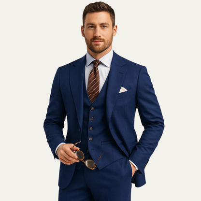 Classic 3 Piece Men's Business Suit Set