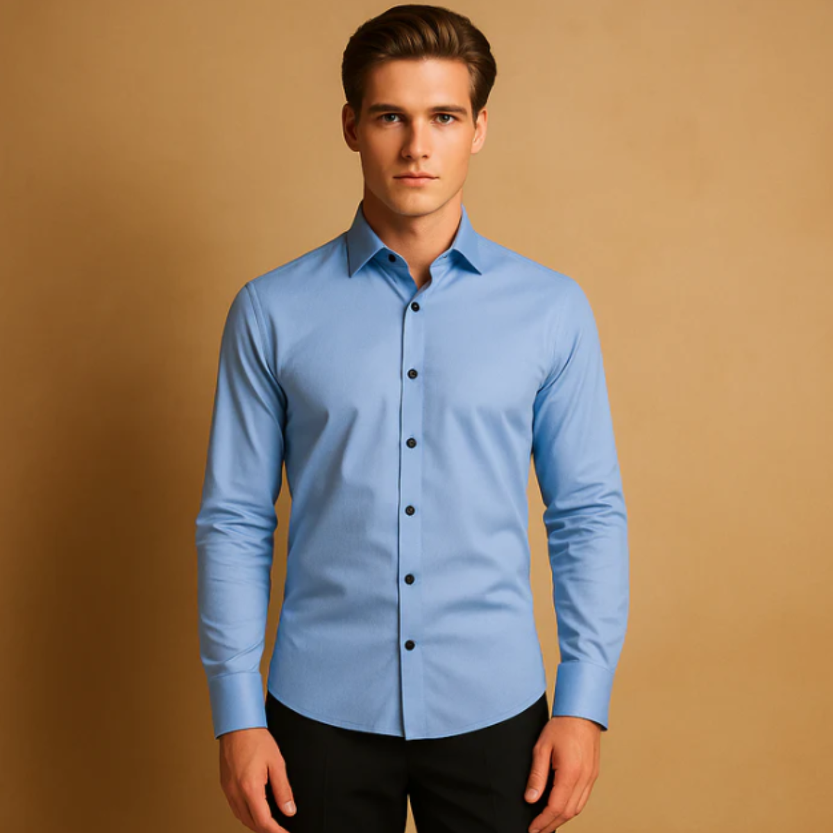 Classic Men's Slim Fit Business Dress Shirt