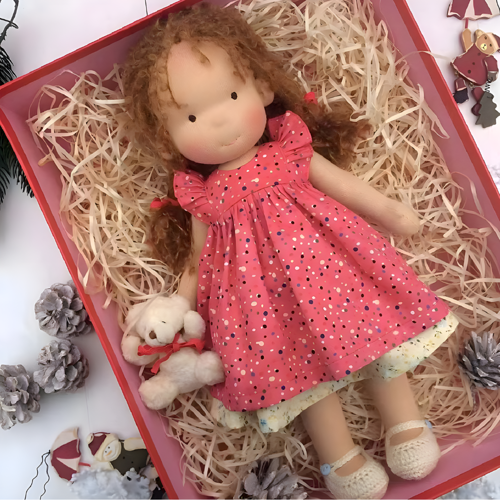 Soft Plush Artisan Teddy Doll