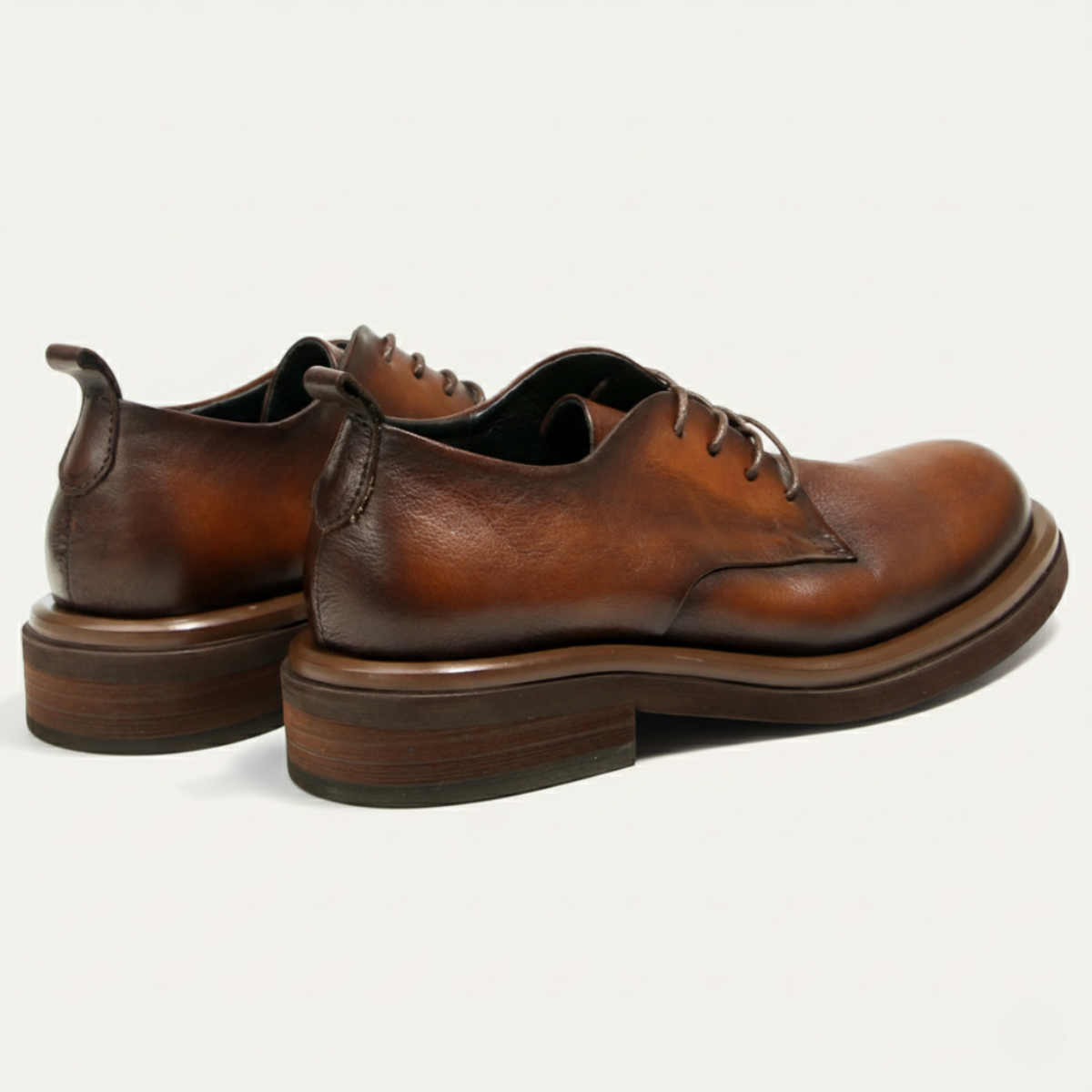Classic Black Leather Oxford Shoe