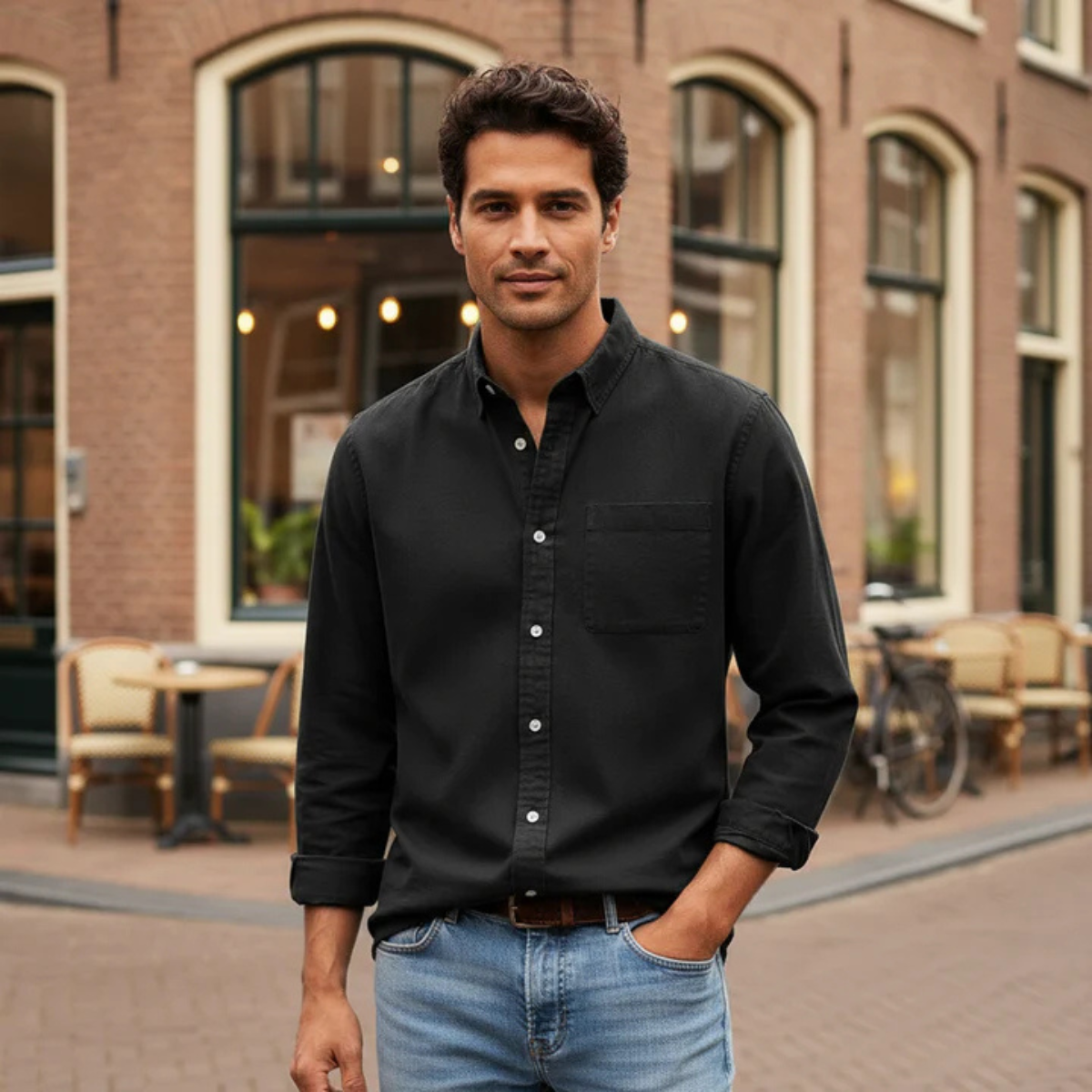 Timeless Men's Oxford Button Down Dress Shirt