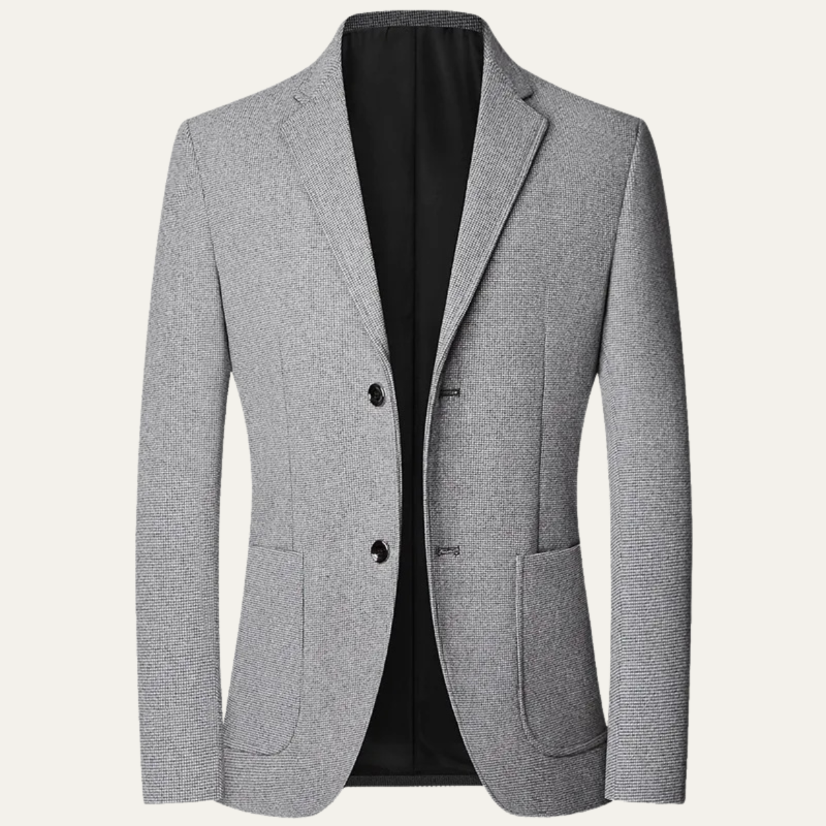 Stylish Men's Fitted Long Coat