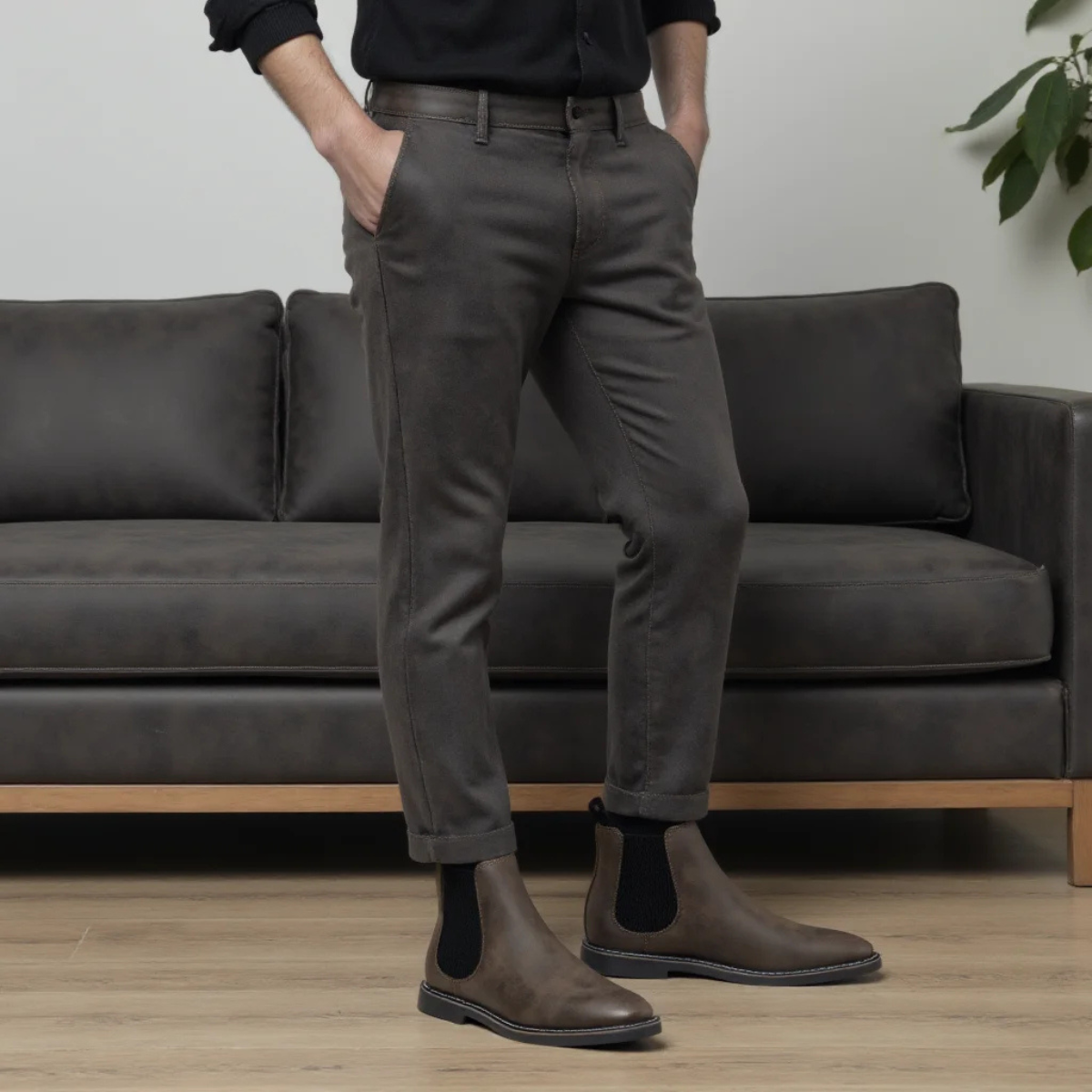 Classic Men's Slip On Chelsea Boots