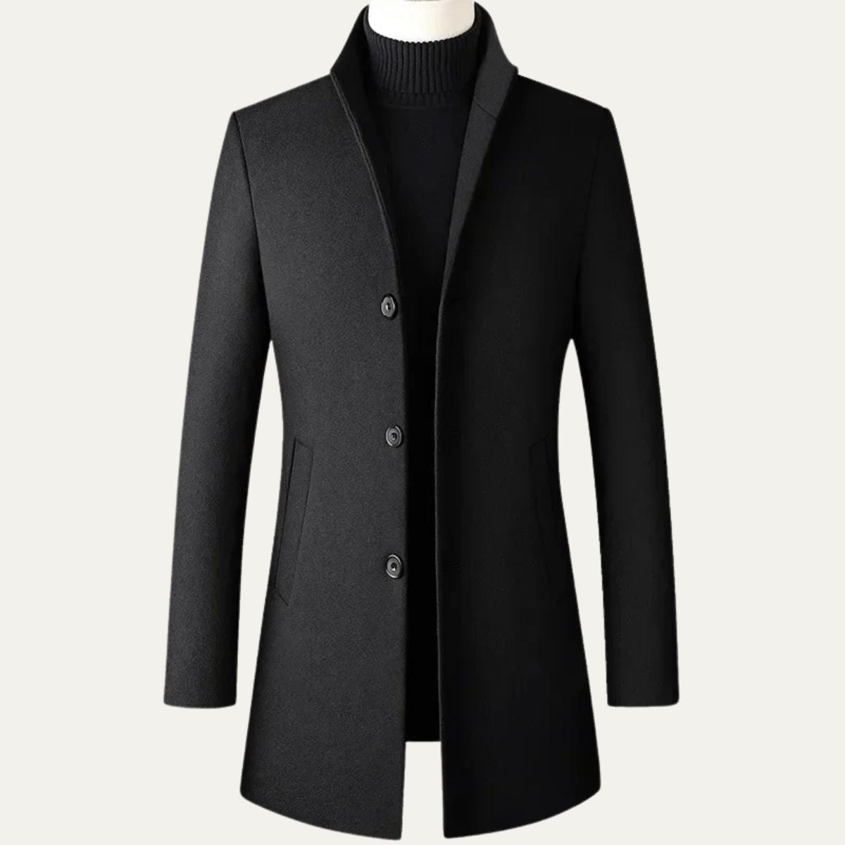 Timeless Water Resistant Mens Trench Coat