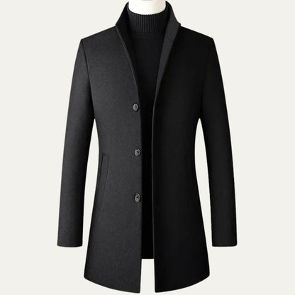 Timeless Water Resistant Mens Trench Coat