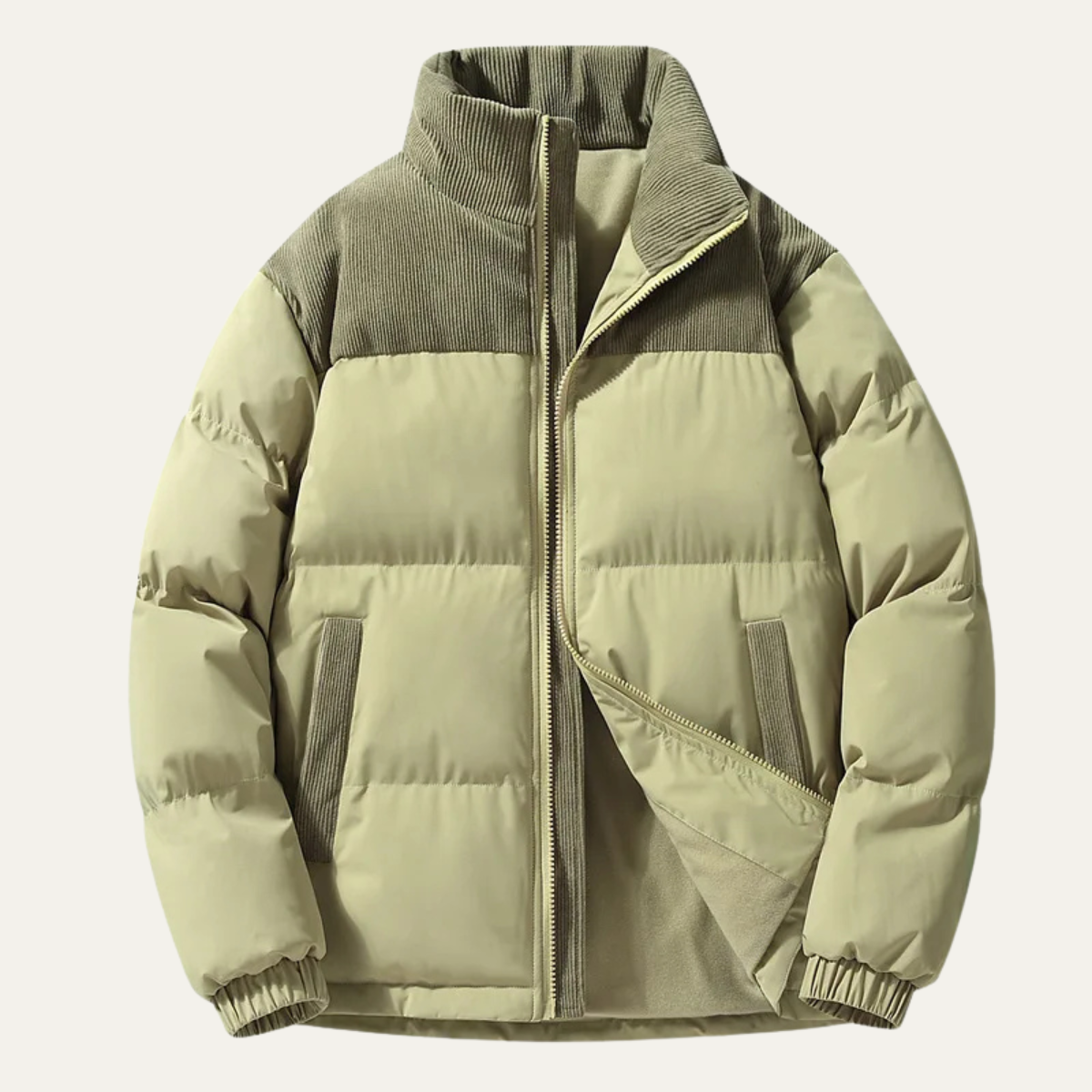 Thick Insulated Men's Puffer Parka Coat