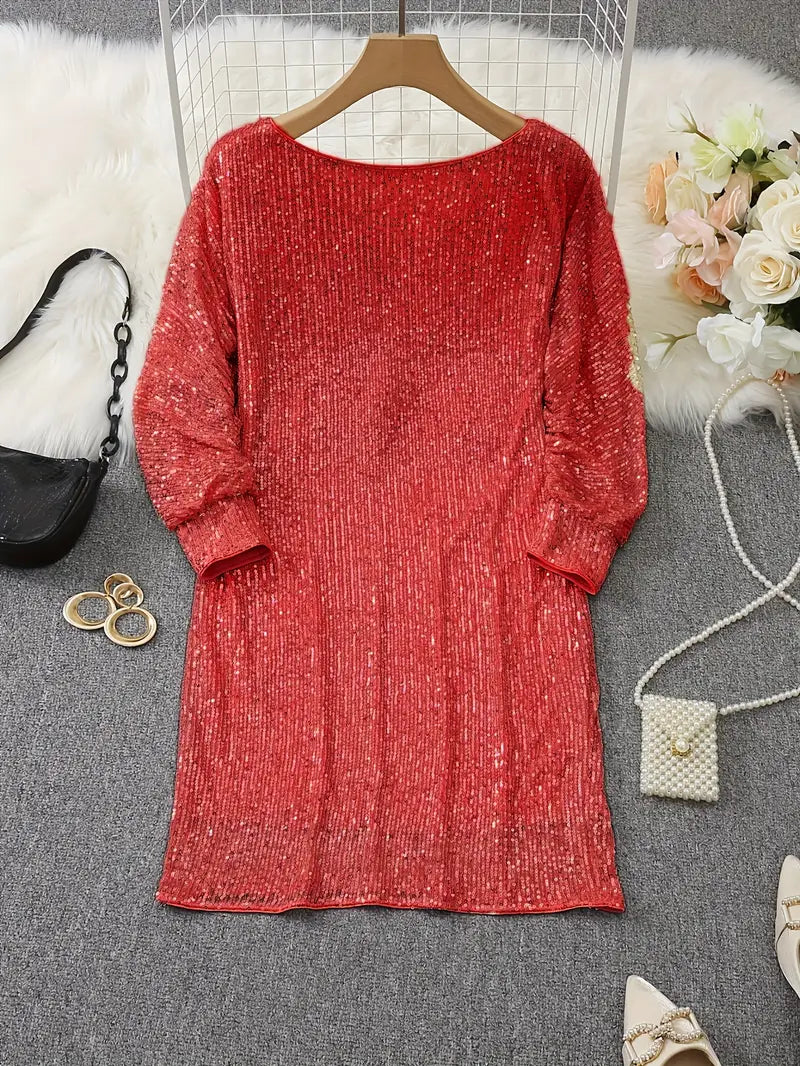 Glittery Night Out Party Dress