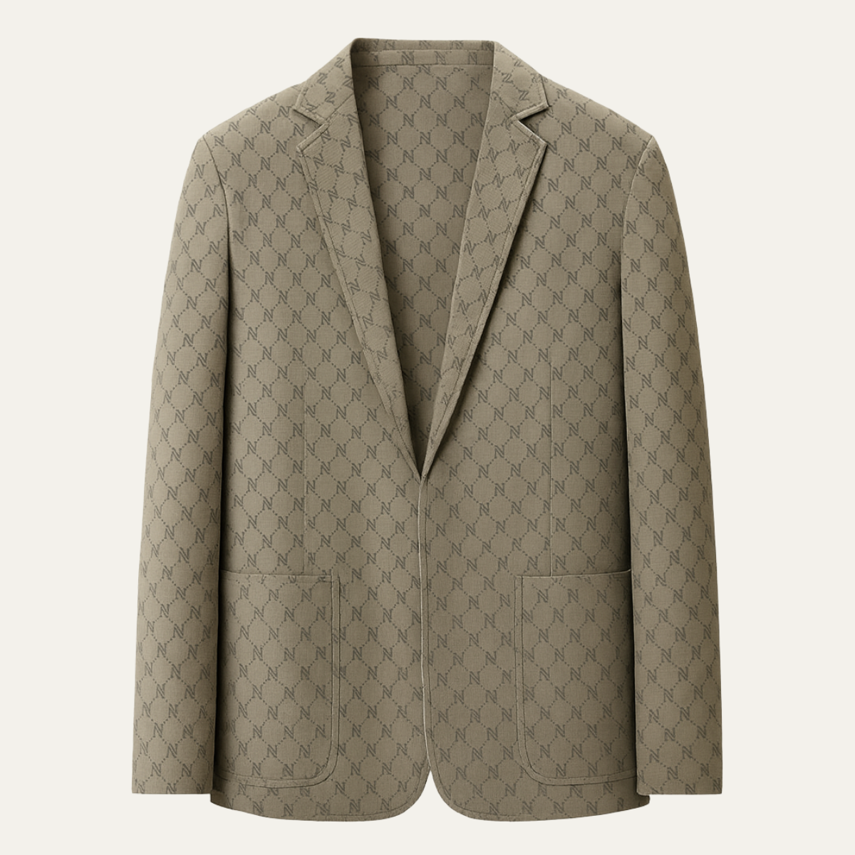Slim Fit Patterned Office Jacket for Men - Nocini