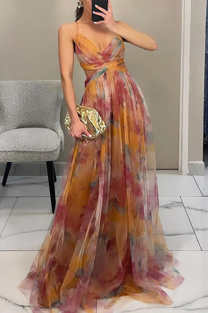 Lovely Flower Long Summer Dress